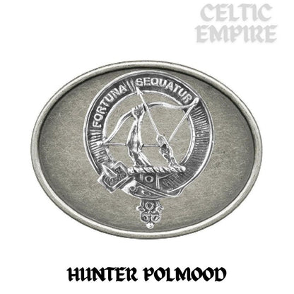 Hunter Polmood Family Clan Crest Regular Buckle
