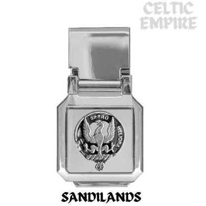 Sandilands Scottish Family Clan Crest Money Clip