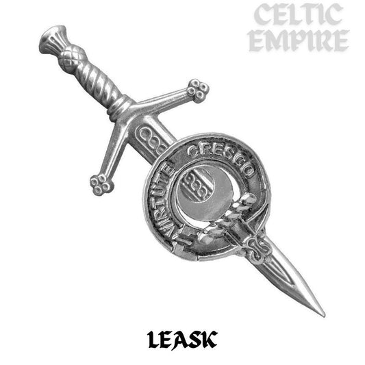 Leask Scottish Small Family Clan Kilt Pin