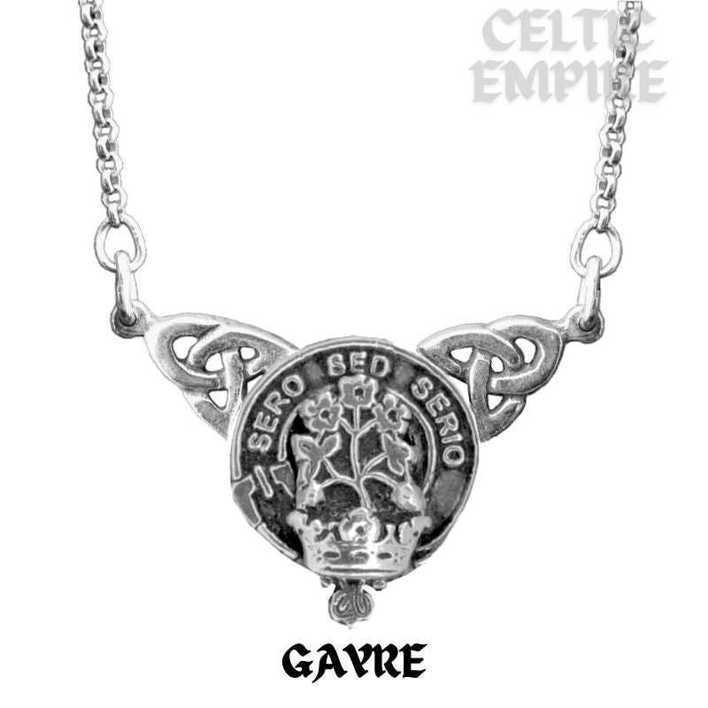 Gayre Family Clan Crest Double Drop Pendant