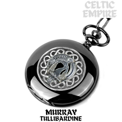 Murray Tullibardine Scottish Family Clan Crest Pocket Watch