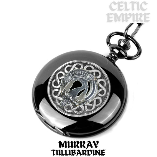 Murray Tullibardine Scottish Family Clan Crest Pocket Watch