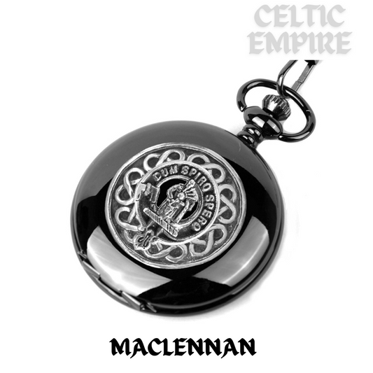 MacLennan Scottish Family Clan Crest Pocket Watch
