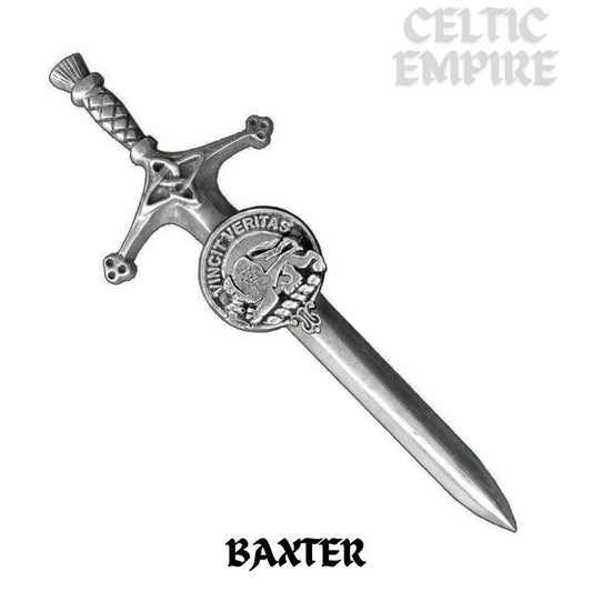 Baxter Family Clan Crest Kilt Pin, Scottish Pin