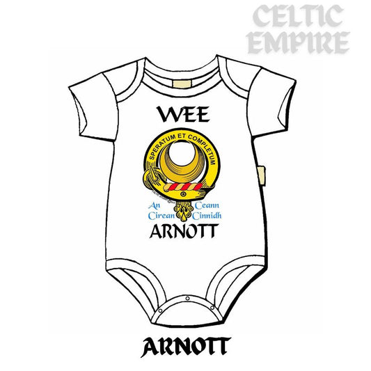 Arnott Scottish Family Clan Crest Baby Jumper