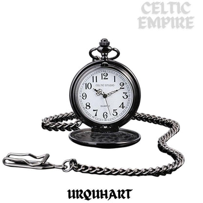 Urquhart Scottish Family Clan Crest Pocket Watch