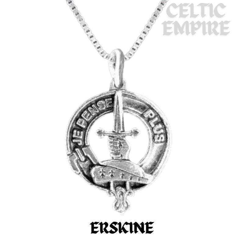 Erskine Family Clan Crest Scottish Pendant