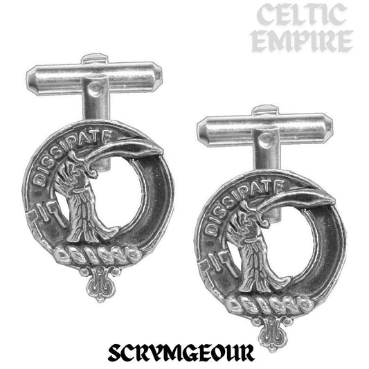 Scrymgeour Scottish Family Clan Crest Cufflinks