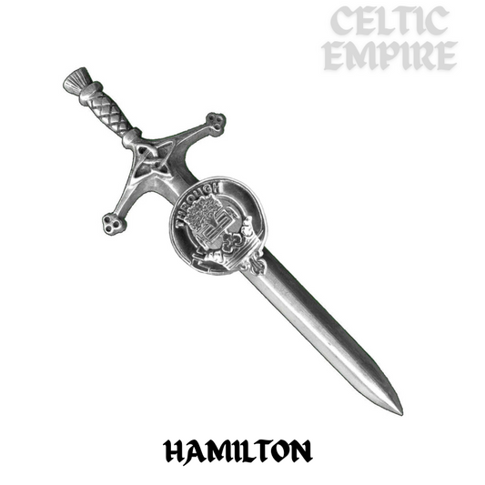 Hamilton Family Clan Crest Kilt Pin, Scottish Pin