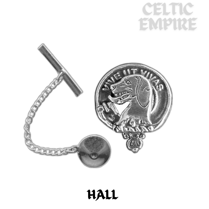 Hall Family Clan Crest Scottish Tie Tack/ Lapel Pin