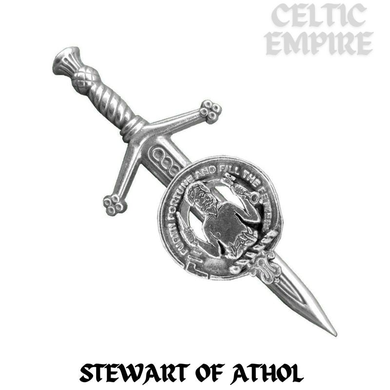 Stewart  Athol  Scottish Small Family Clan Kilt Pin
