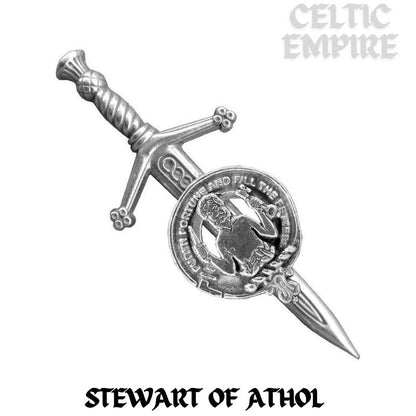 Stewart  Athol  Scottish Small Family Clan Kilt Pin