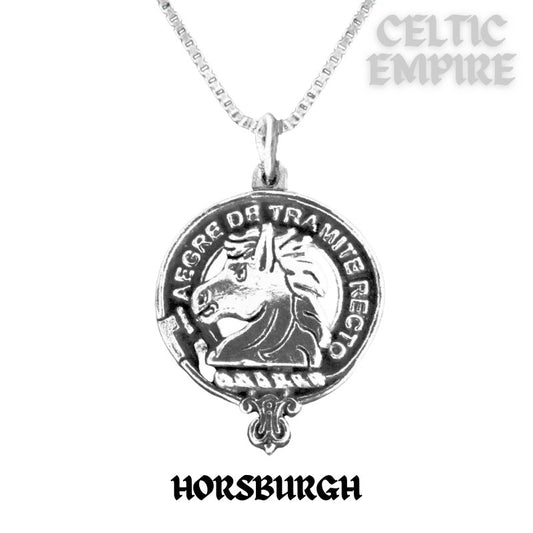 Horsburgh Family Clan Crest Scottish Pendant