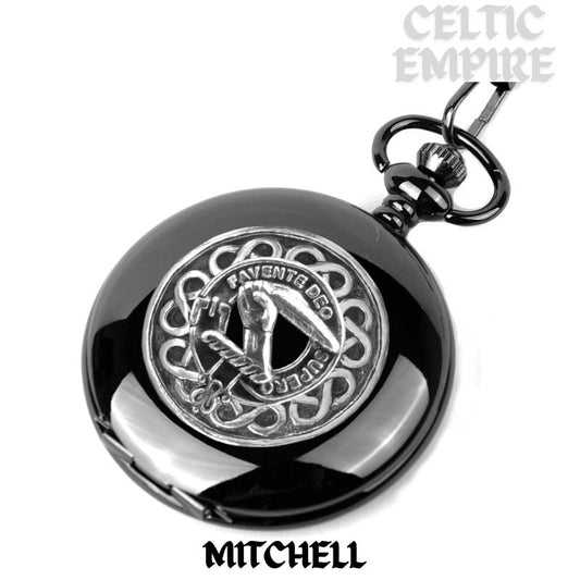 Mitchell Scottish Family Clan Crest Pocket Watch