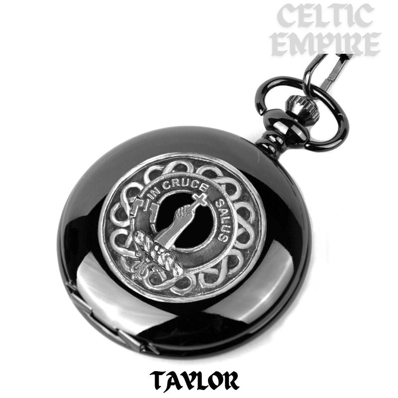 Taylor Scottish Family Clan Crest Pocket Watch