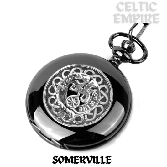 Somerville Scottish Family Clan Crest Pocket Watch