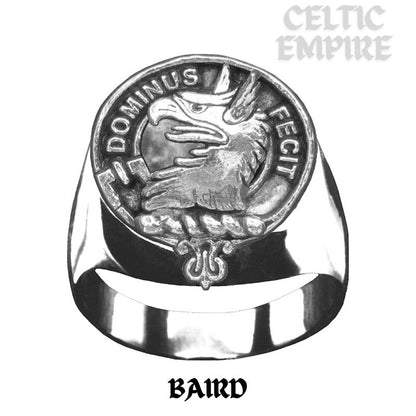 Baird Scottish Family Clan Crest Ring