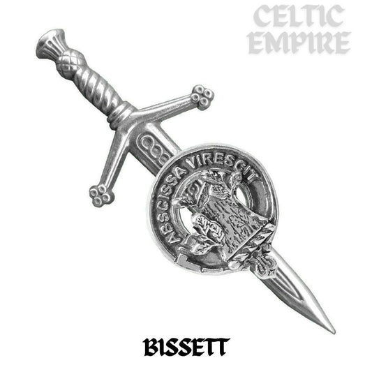 Bisset Scottish family Small Clan Kilt Pin