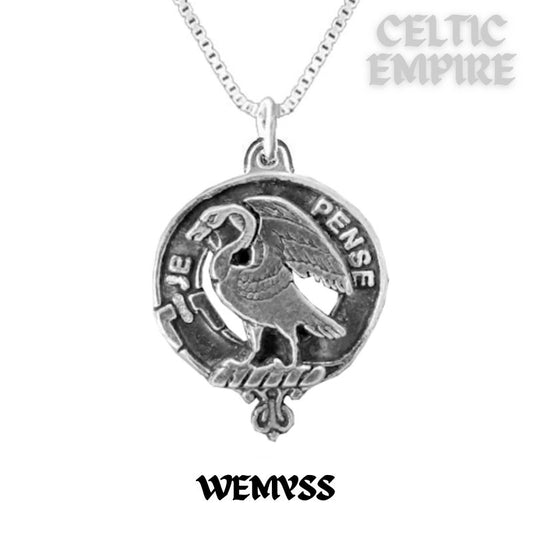 Wemyss Family Clan Crest Scottish Pendant