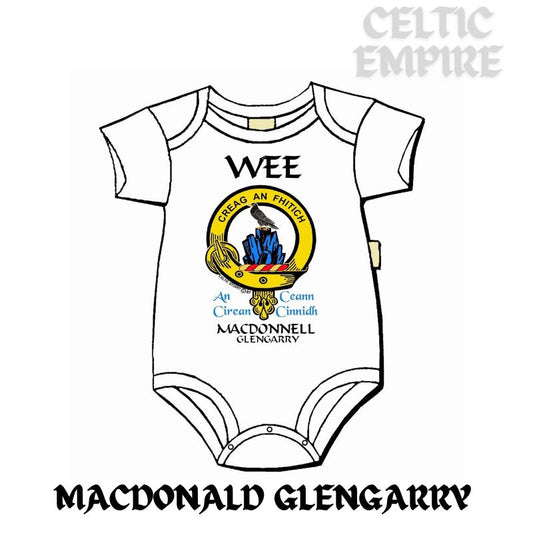 MacDonald (Glengarry) Scottish Family Clan Crest Baby Jumper