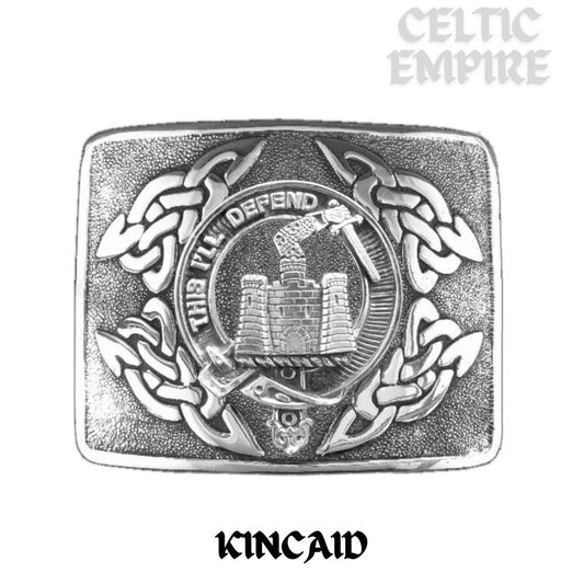 Kincaid Family Clan Crest Interlace Kilt Belt Buckle