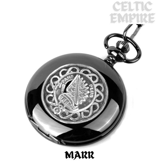 Marr Scottish Family Clan Crest Pocket Watch