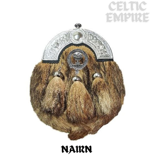 Nairn Scottish Family Clan Crest Badge Dress Fur Sporran