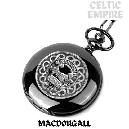 MacDougall Scottish Family Clan Crest Pocket Watch