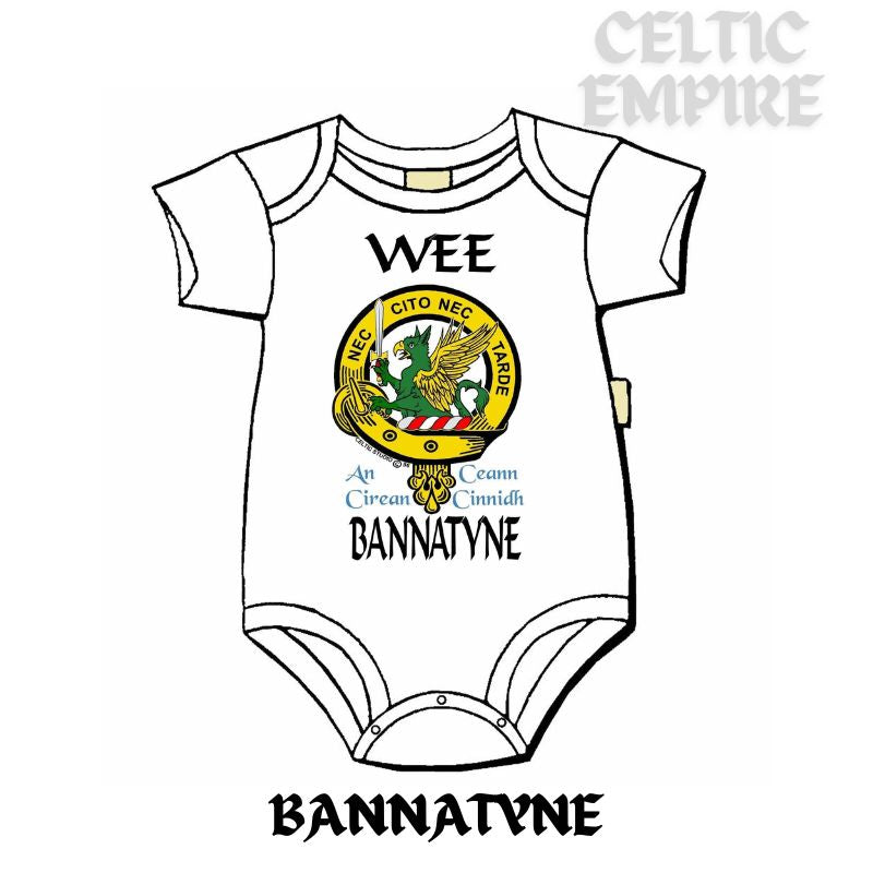 Bannatyne Family Scottish Clan Crest Baby Jumper