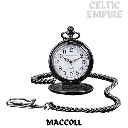 MacColl Scottish Family Clan Crest Pocket Watch