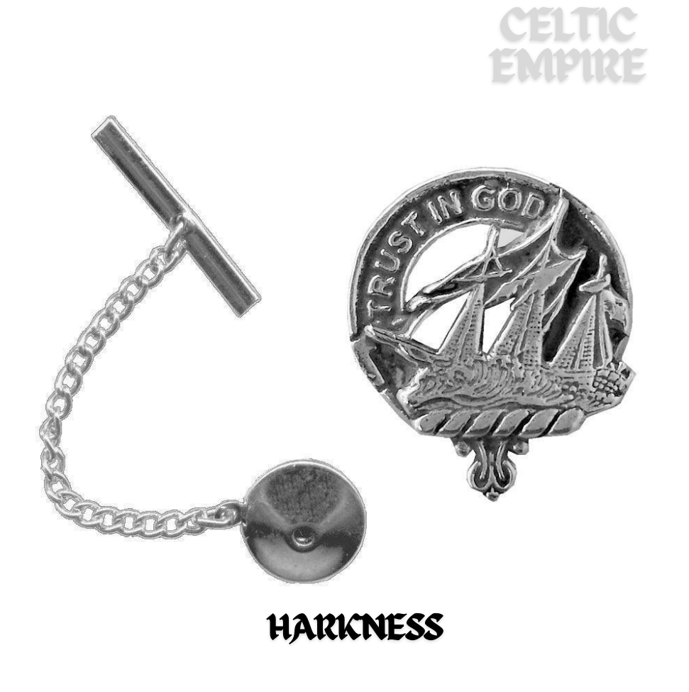 Harkness Family Clan Crest Scottish Tie Tack/ Lapel Pin