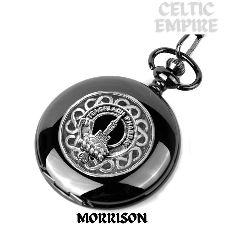 Morrison Scottish Family Clan Crest Pocket Watch