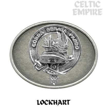Lockhart Family Clan Crest Regular Buckle