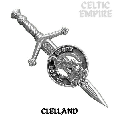 Clelland Scottish Family Small Clan Kilt Pin