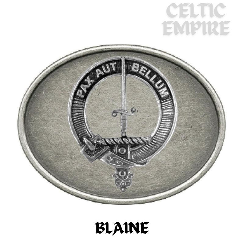 Blaine Family Clan Crest Regular Buckle