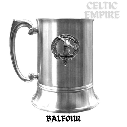 Balfour Scottish Family Clan Crest Badge Tankard