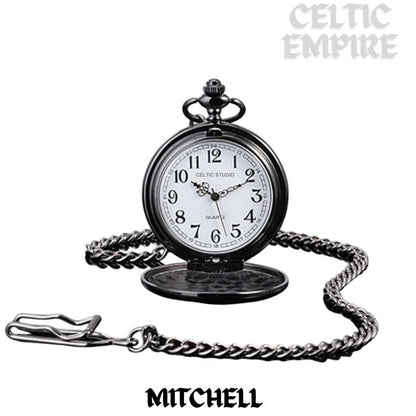 Mitchell Scottish Family Clan Crest Pocket Watch