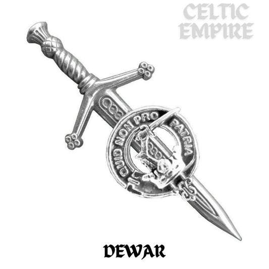 Dewar Scottish Family Small Clan Kilt Pin