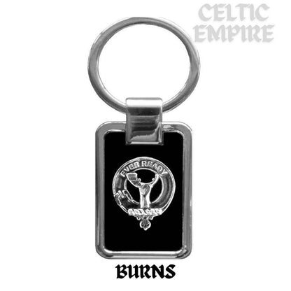 Burns Family Clan Stainless Steel Key Ring