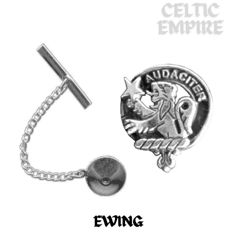 Ewing Family Clan Crest Scottish Tie Tack/ Lapel Pin