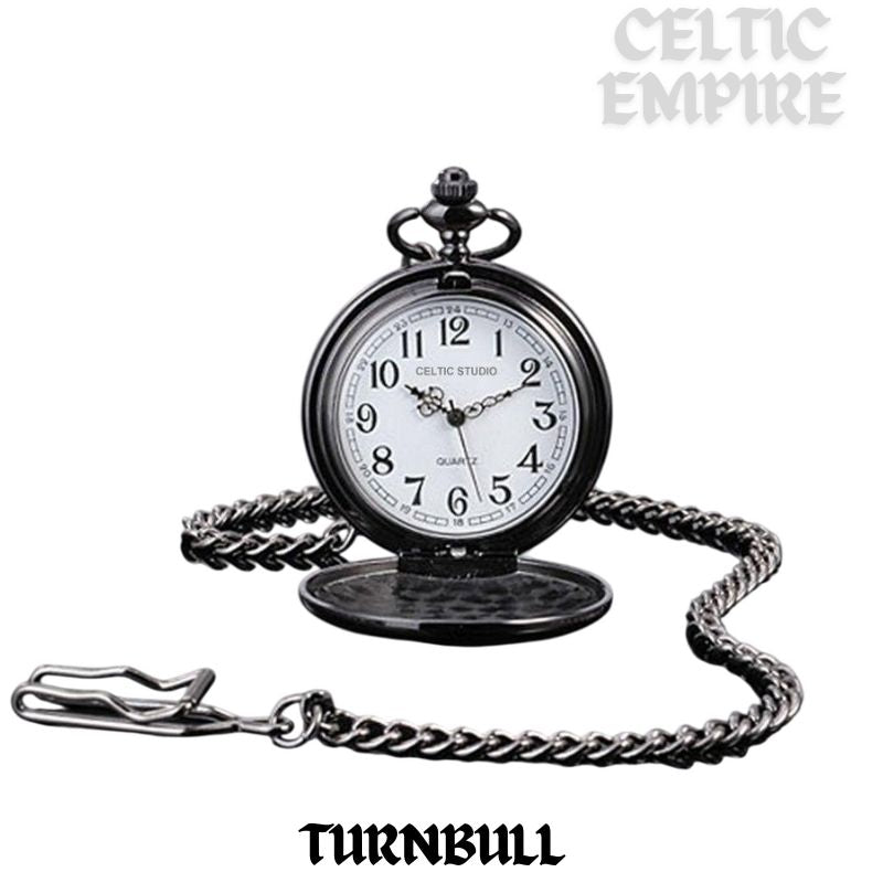 Turnbull Scottish Family Clan Crest Pocket Watch