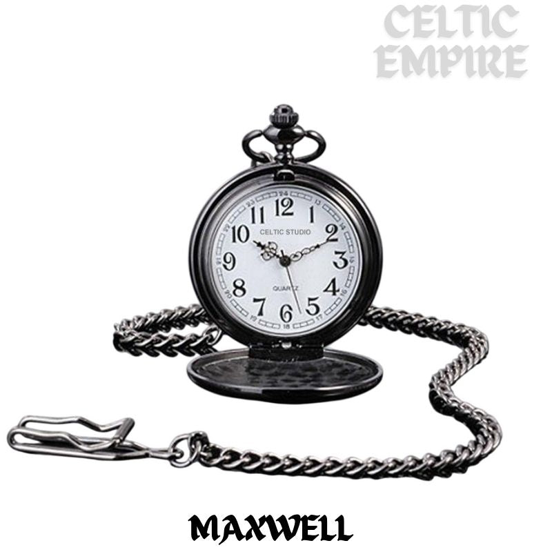 Maxwell Scottish Family Clan Crest Pocket Watch