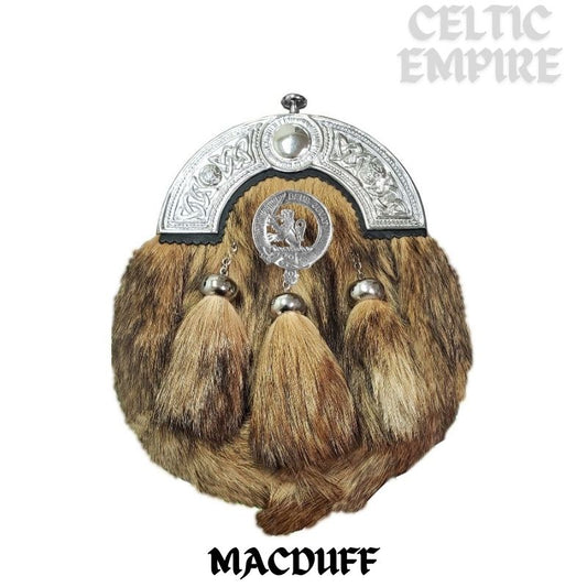 MacDuff Scottish Family Clan Crest Badge Dress Fur Sporran