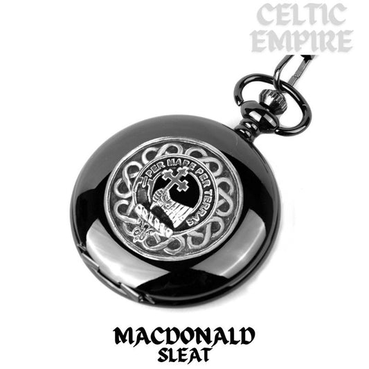 MacDonald Sleat Scottish Family Clan Crest Pocket Watch