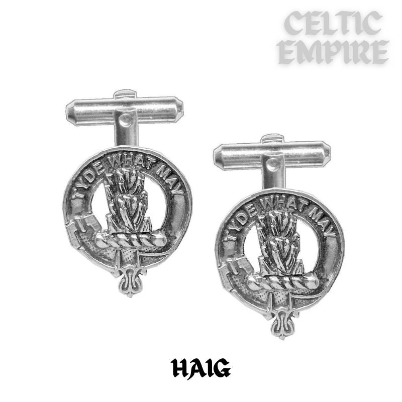 Haig Scottish Family Clan Crest Cufflinks