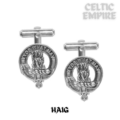 Haig Scottish Family Clan Crest Cufflinks