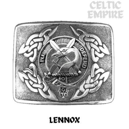 Lennox Family Clan Crest Interlace Kilt Belt Buckle