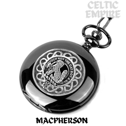 MacPherson Scottish Family Clan Crest Pocket Watch