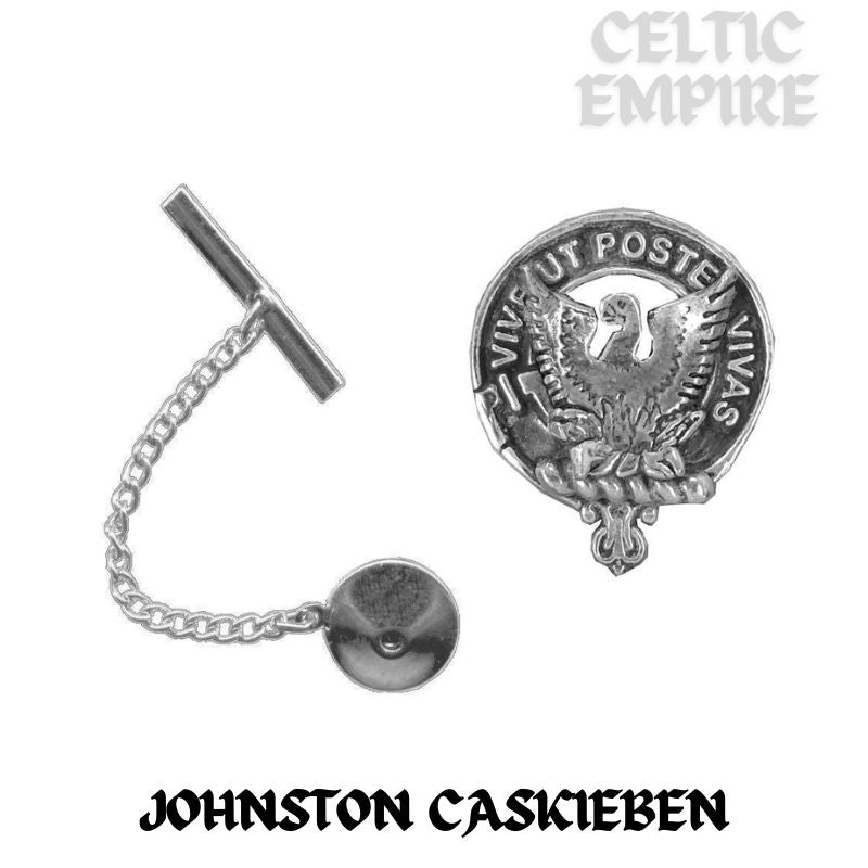 Johnston (Caskieben) Family Clan Crest Scottish Tie Tack/ Lapel Pin