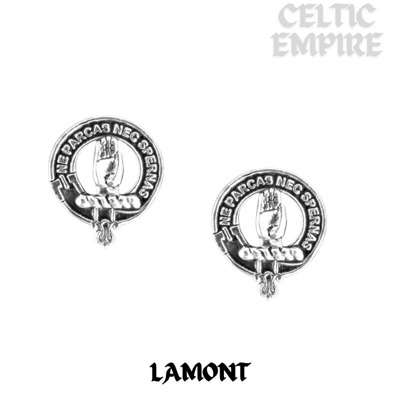 Lamont Family Clan Crest Earrings